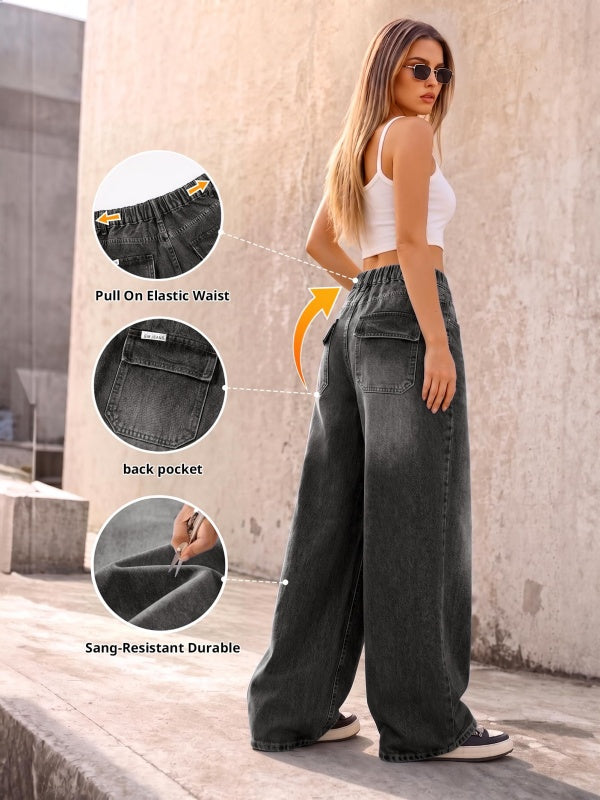 Dark Wash Vintage Baggy Jeans