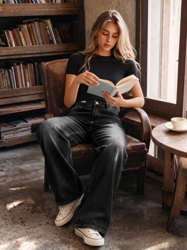 Dark Wash Vintage Baggy Jeans
