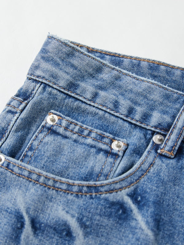 Women's Baggy Y2K Bermuda Jean Shorts