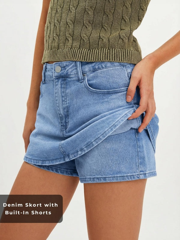 Women's Stretchy Casual Skorts