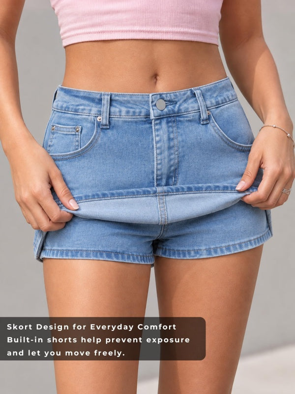 Women's Stretchy Casual Skorts