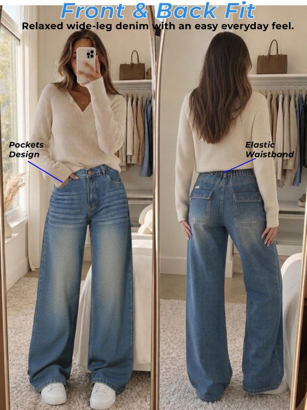 Dark Wash Vintage Baggy Jeans