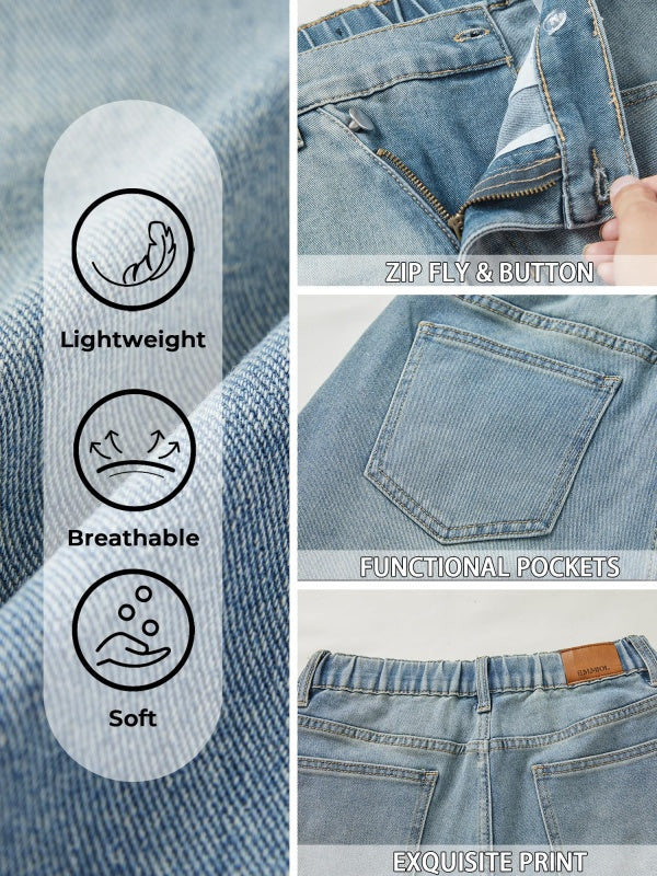 Women's High Waisted Denim Shorts