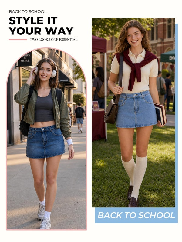 Women's Stretchy Casual Skorts