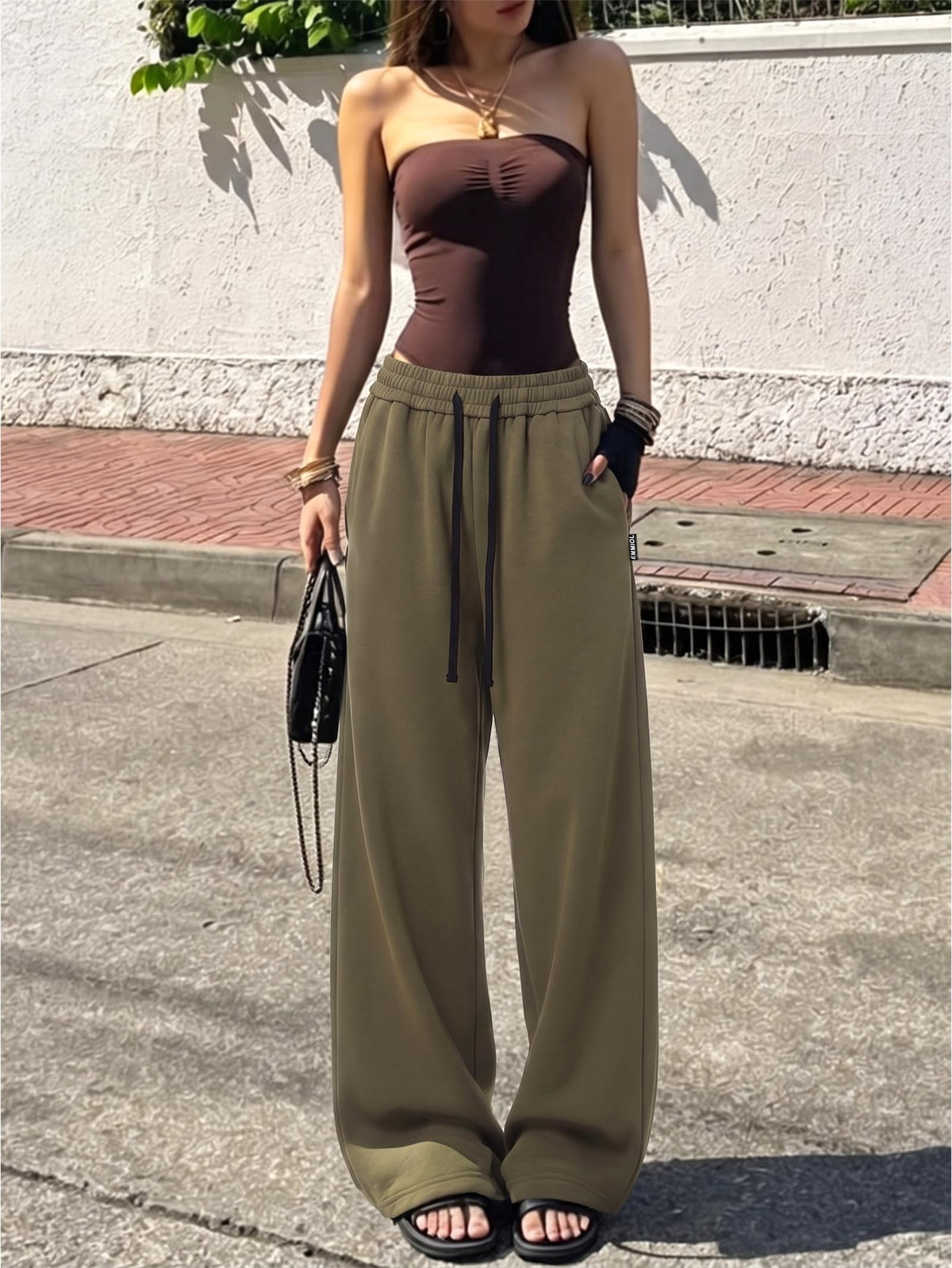 Women's Y2K Loose Fit Barrel Sweatpants