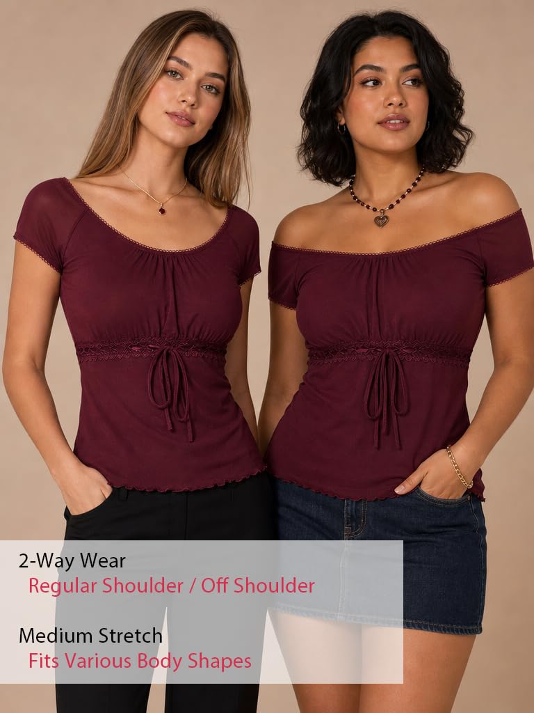 Women Babydoll Stretchy Short Sleeve Shirt