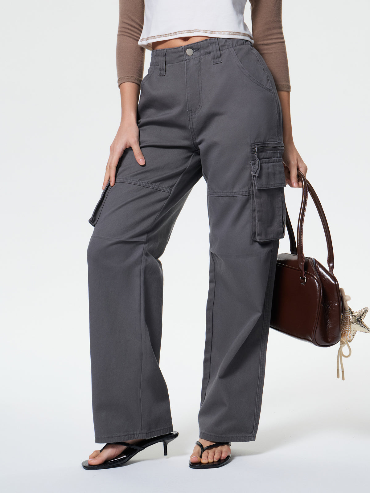Washed Vintage Baggy Cargo Pants