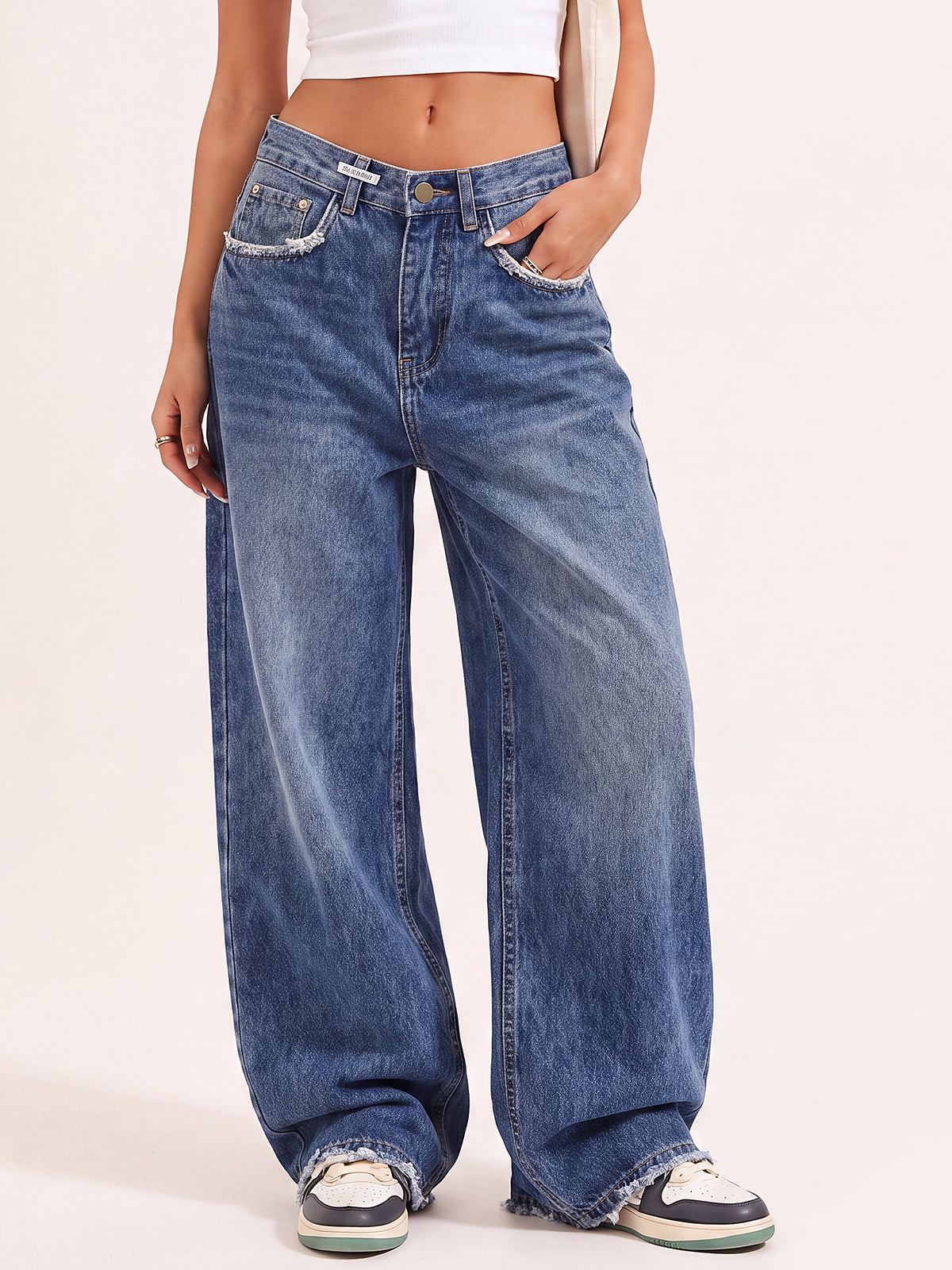 Dark Wash Vintage Baggy Jeans