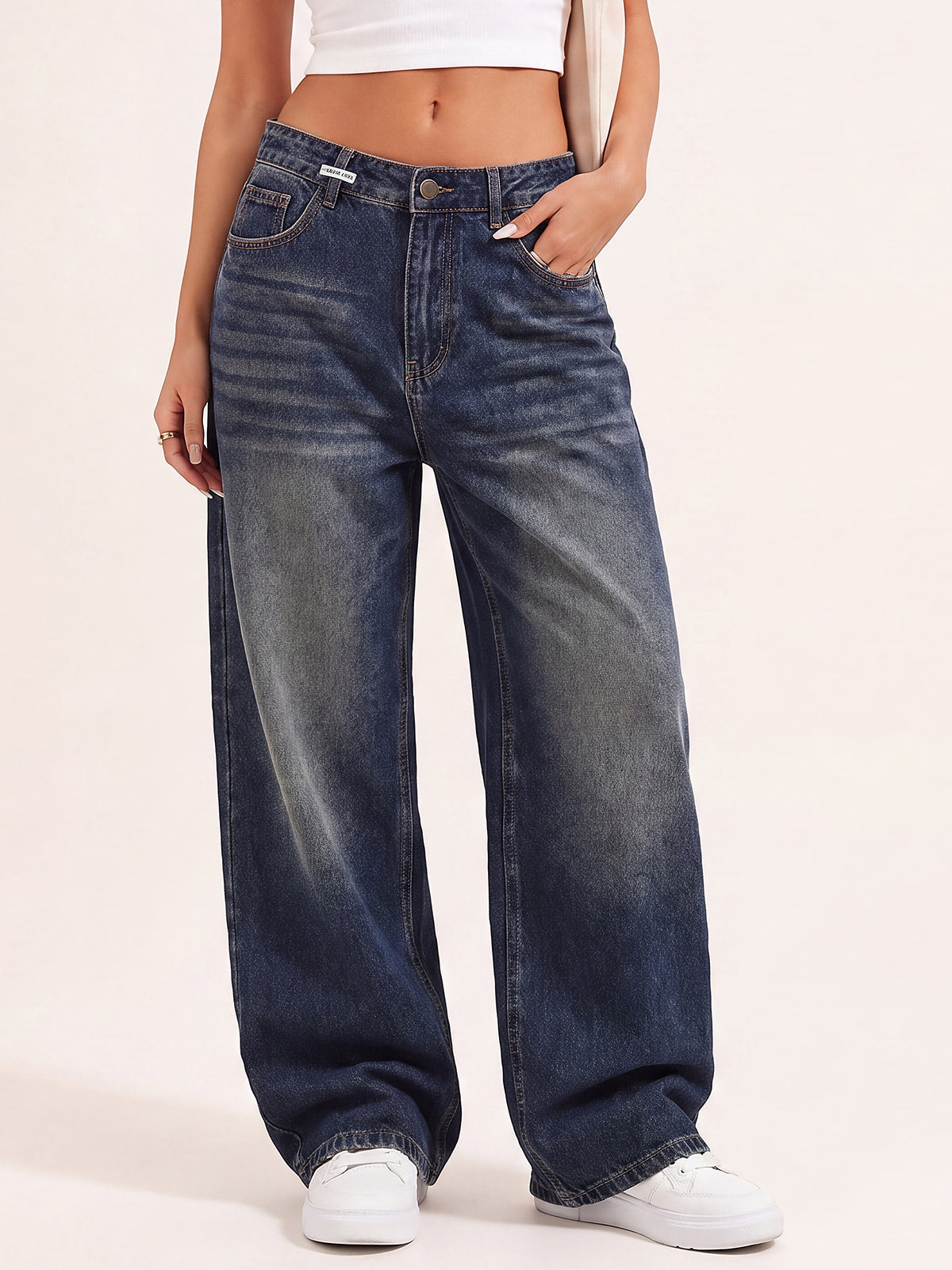 Dark Wash Vintage Baggy Jeans
