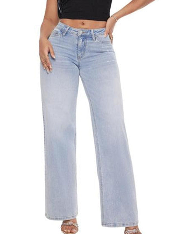 Mid-low Rise Baggy Boyfriend Jeans