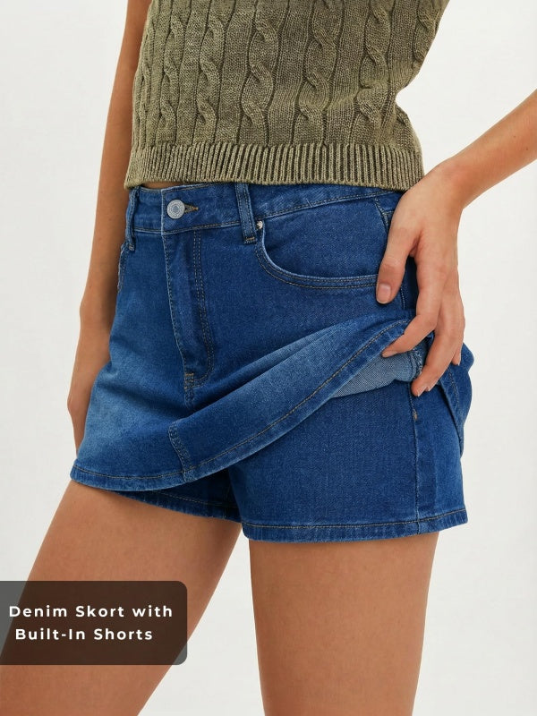 Women's Stretchy Casual Skorts