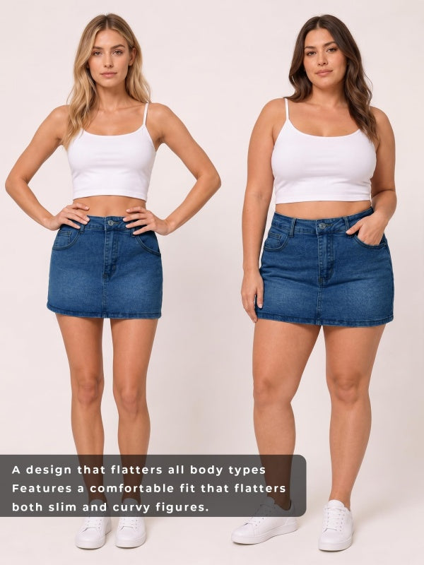 Women's Stretchy Casual Skorts