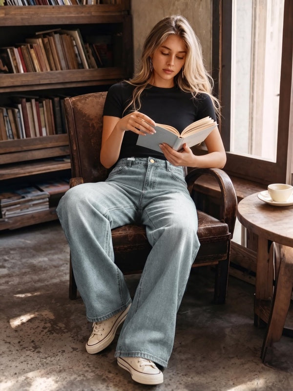 Dark Wash Vintage Baggy Jeans