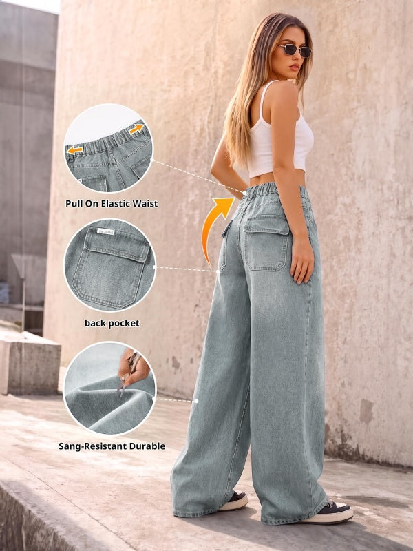 Dark Wash Vintage Baggy Jeans