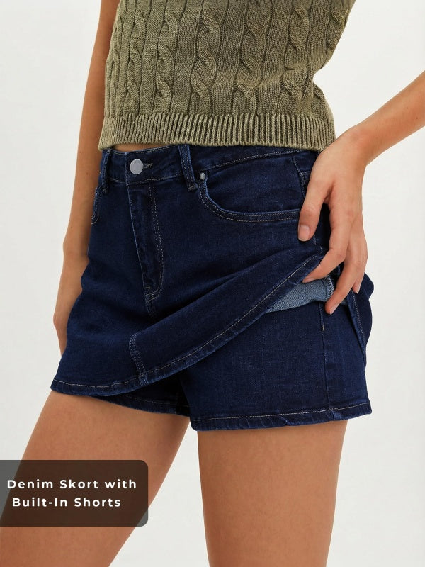 Women's Stretchy Casual Skorts